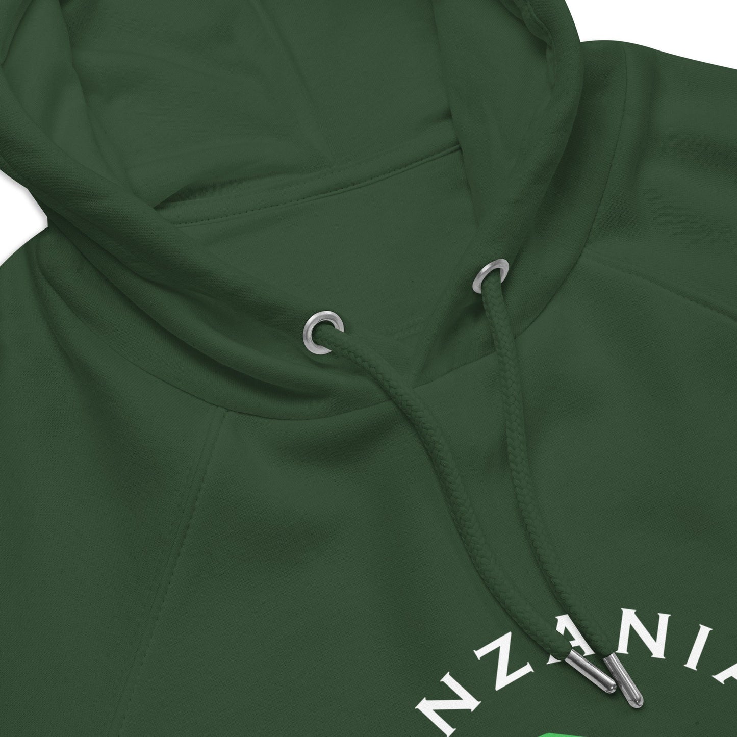 Tanzanian Unisex eco raglan hoodie