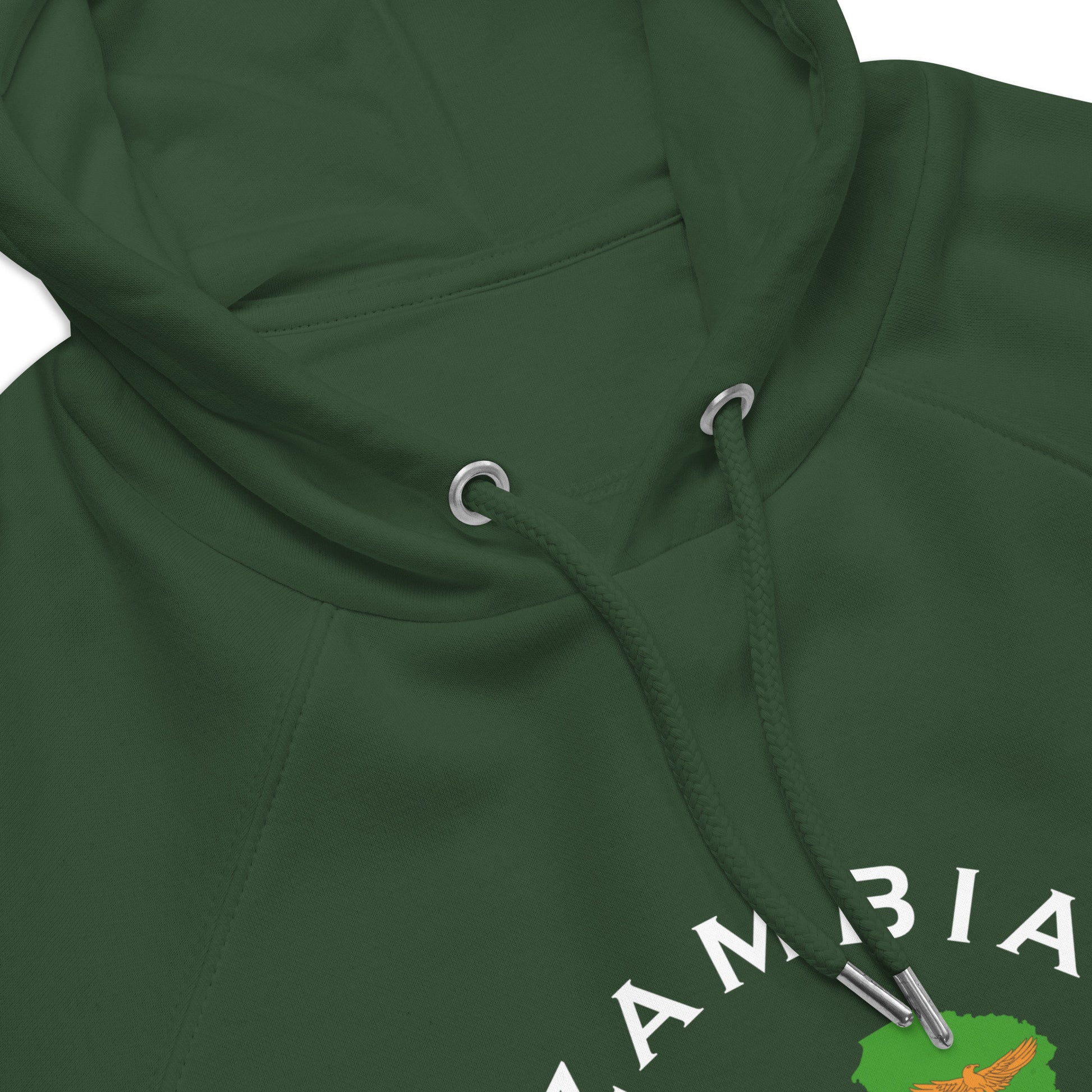 Zambian Unisex eco raglan hoodie