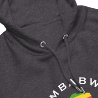 Zimbabwean Unisex eco raglan hoodie