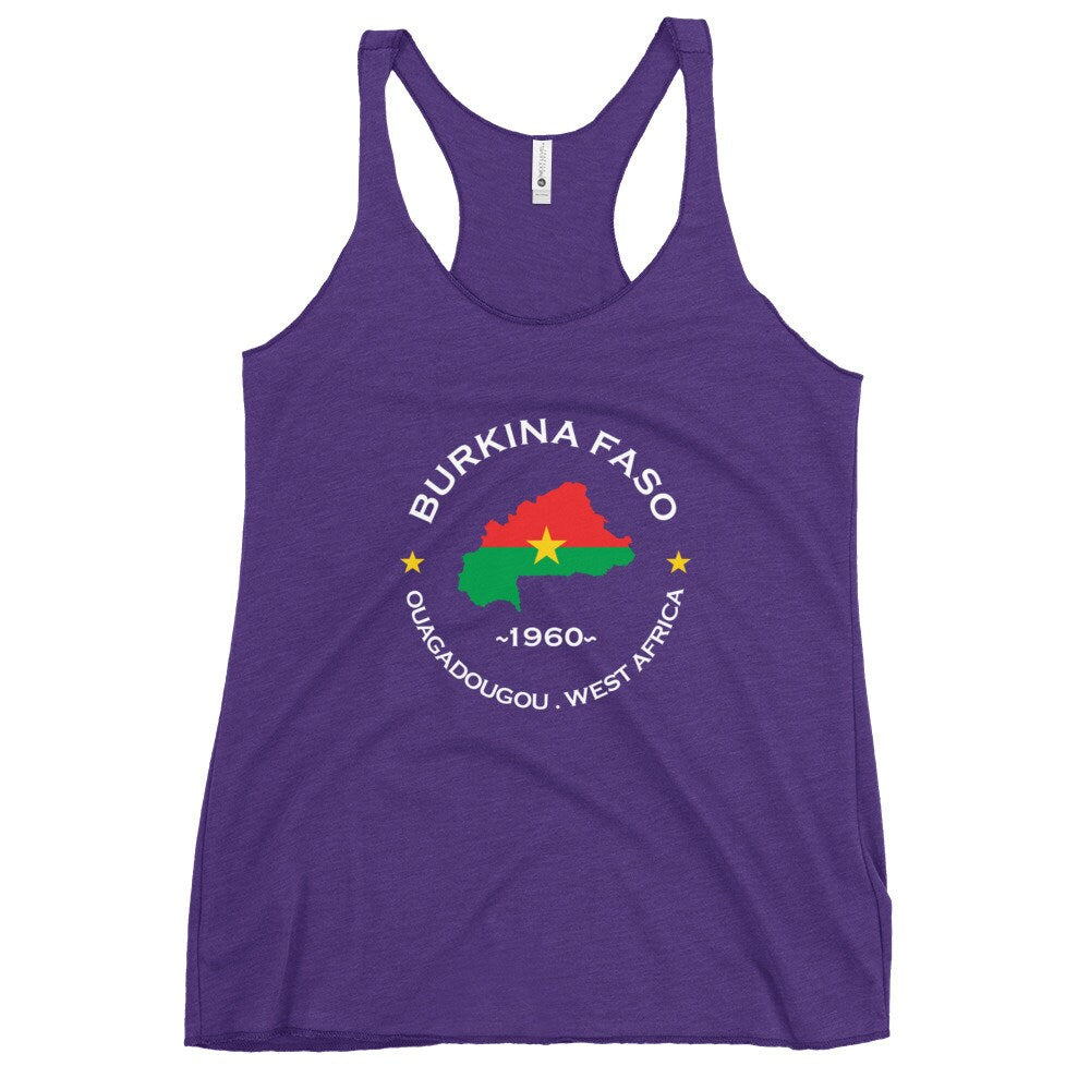 Burkina Faso Women&#39;s Racerback Tank