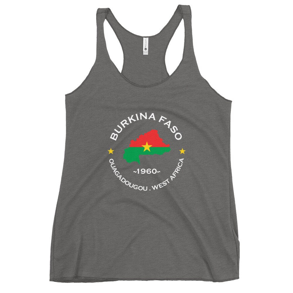 Burkina Faso Women&#39;s Racerback Tank