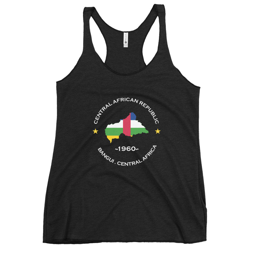 Central African Republic Women&#39;s Racerback Tank