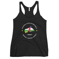 Central African Republic Women&#39;s Racerback Tank