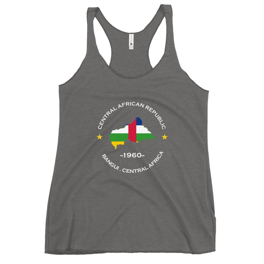 Central African Republic Women&#39;s Racerback Tank