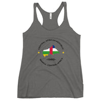 Central African Republic Women&#39;s Racerback Tank