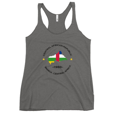 Central African Republic Women&#39;s Racerback Tank