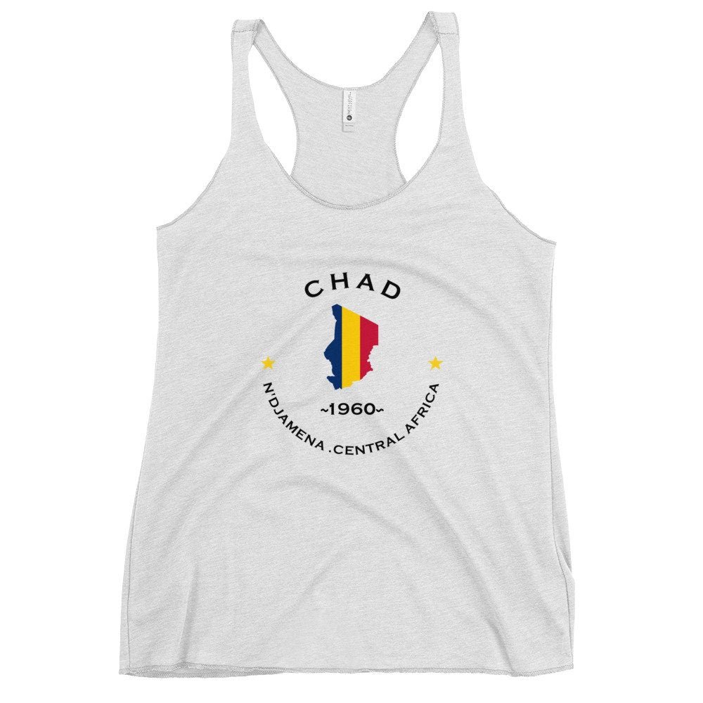 Chadian Women&#39;s Racerback Tank