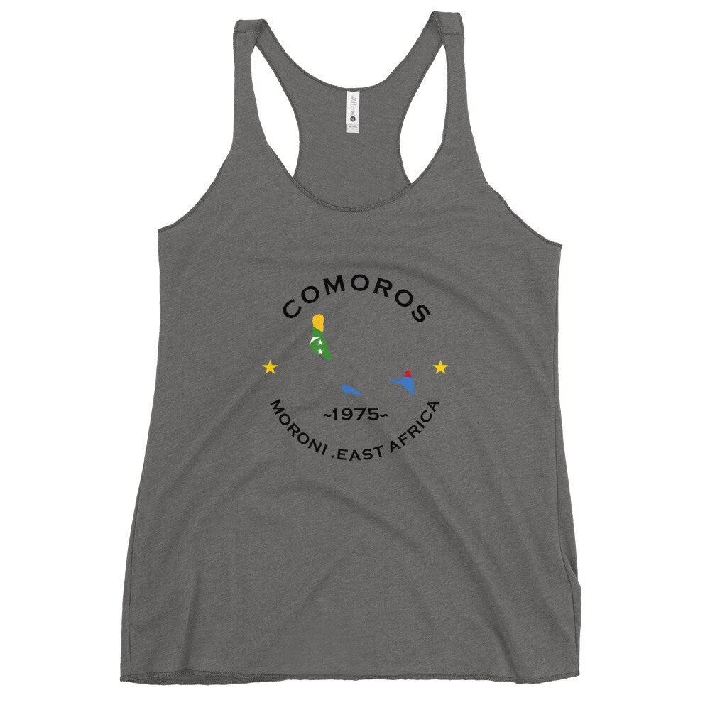 Comorian Women&#39;s Racerback Tank