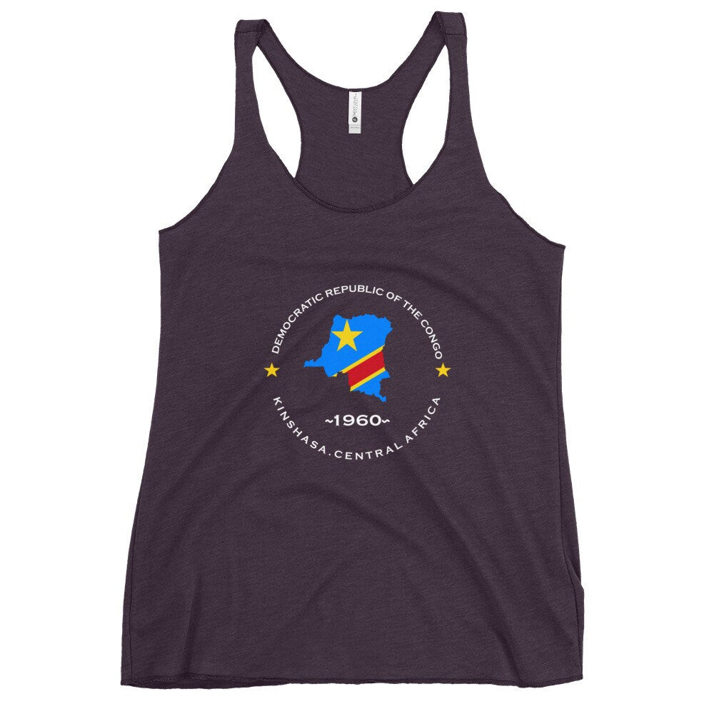 Congolese Women&#39;s Racerback Tank
