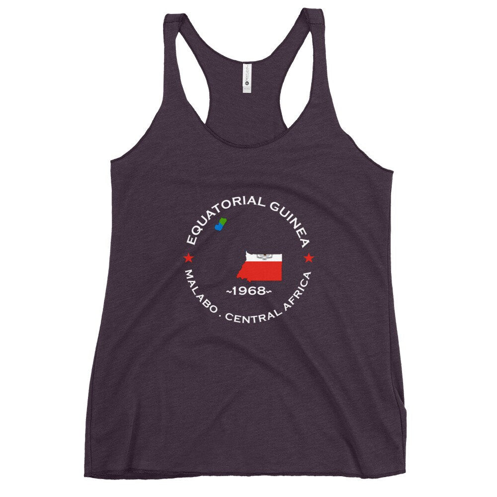 Equatorial Guinea Women&#39;s Racerback Tank
