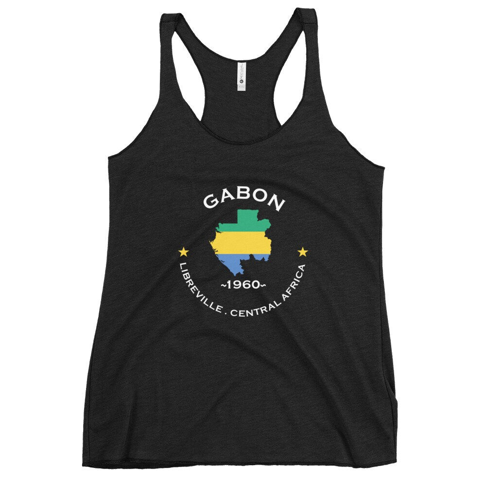 Gabonese Women&#39;s Racerback Tank