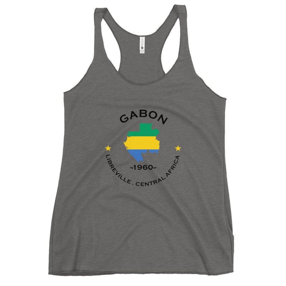 Gabonese Women&#39;s Racerback Tank
