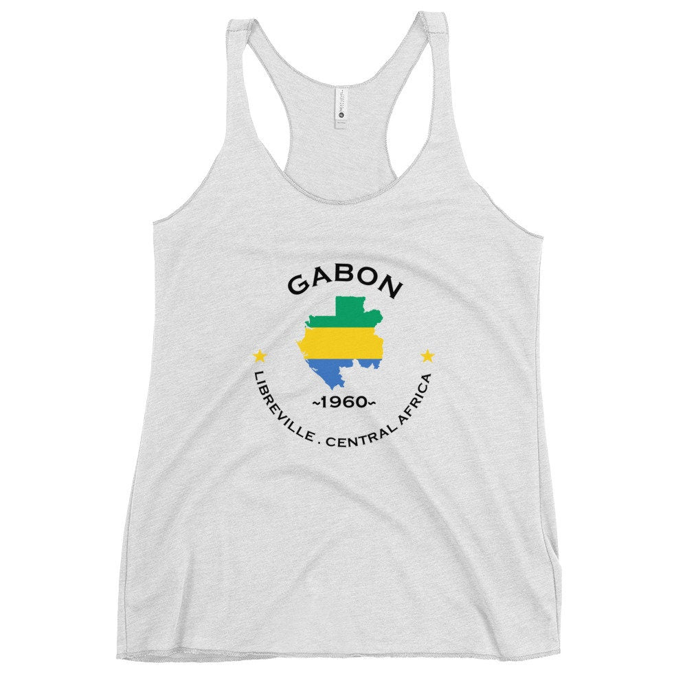 Gabonese Women&#39;s Racerback Tank