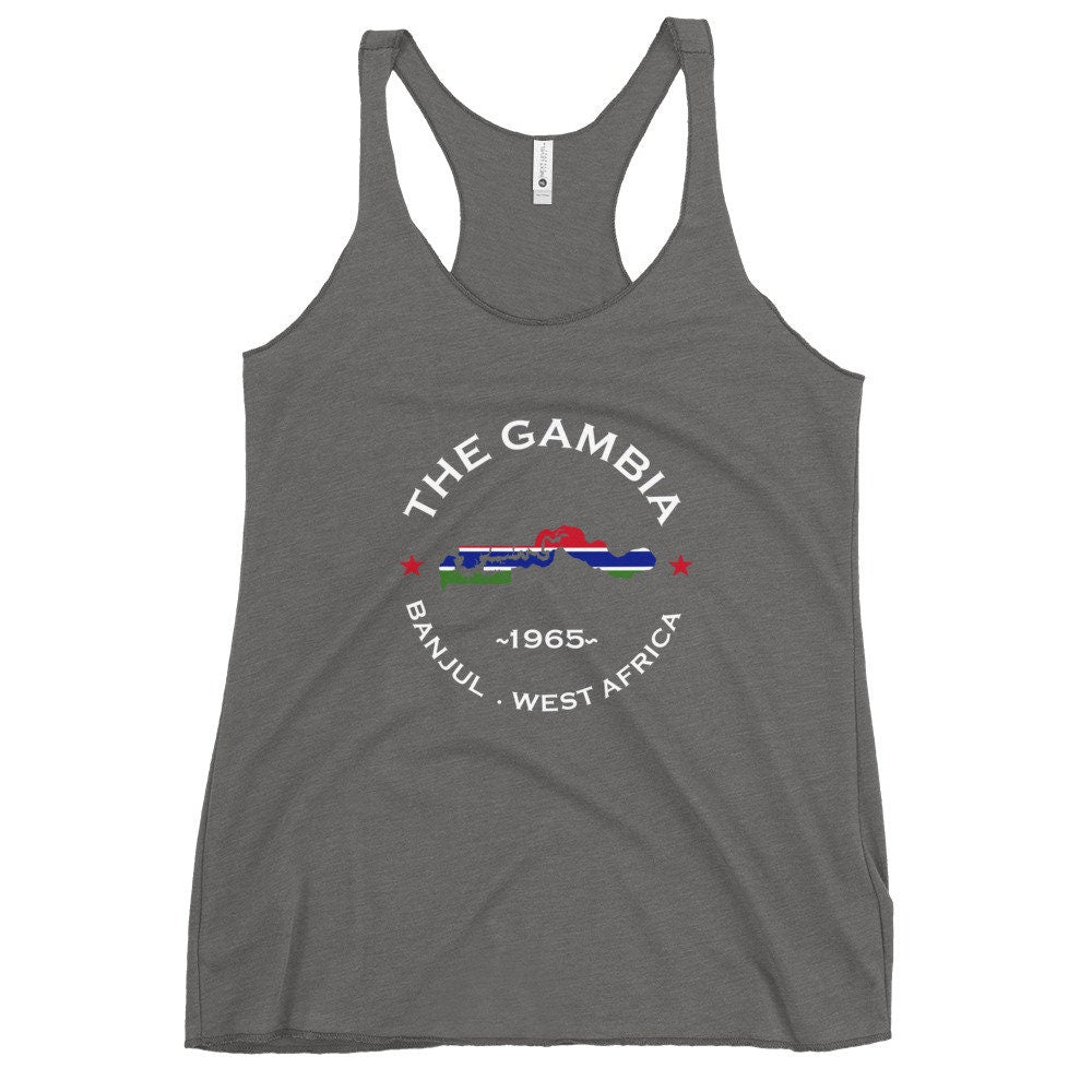 Gambian Women&#39;s Racerback Tank