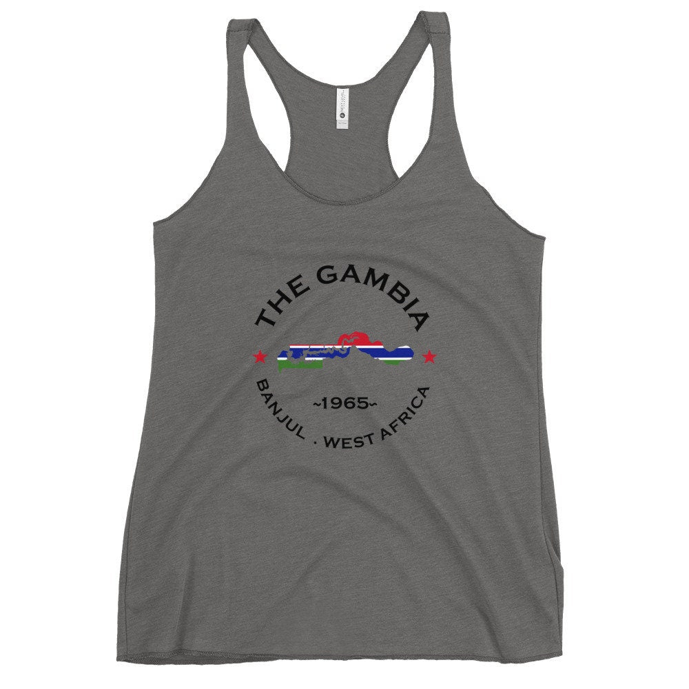 Gambian Women&#39;s Racerback Tank