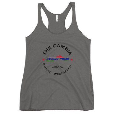 Gambian Women&#39;s Racerback Tank
