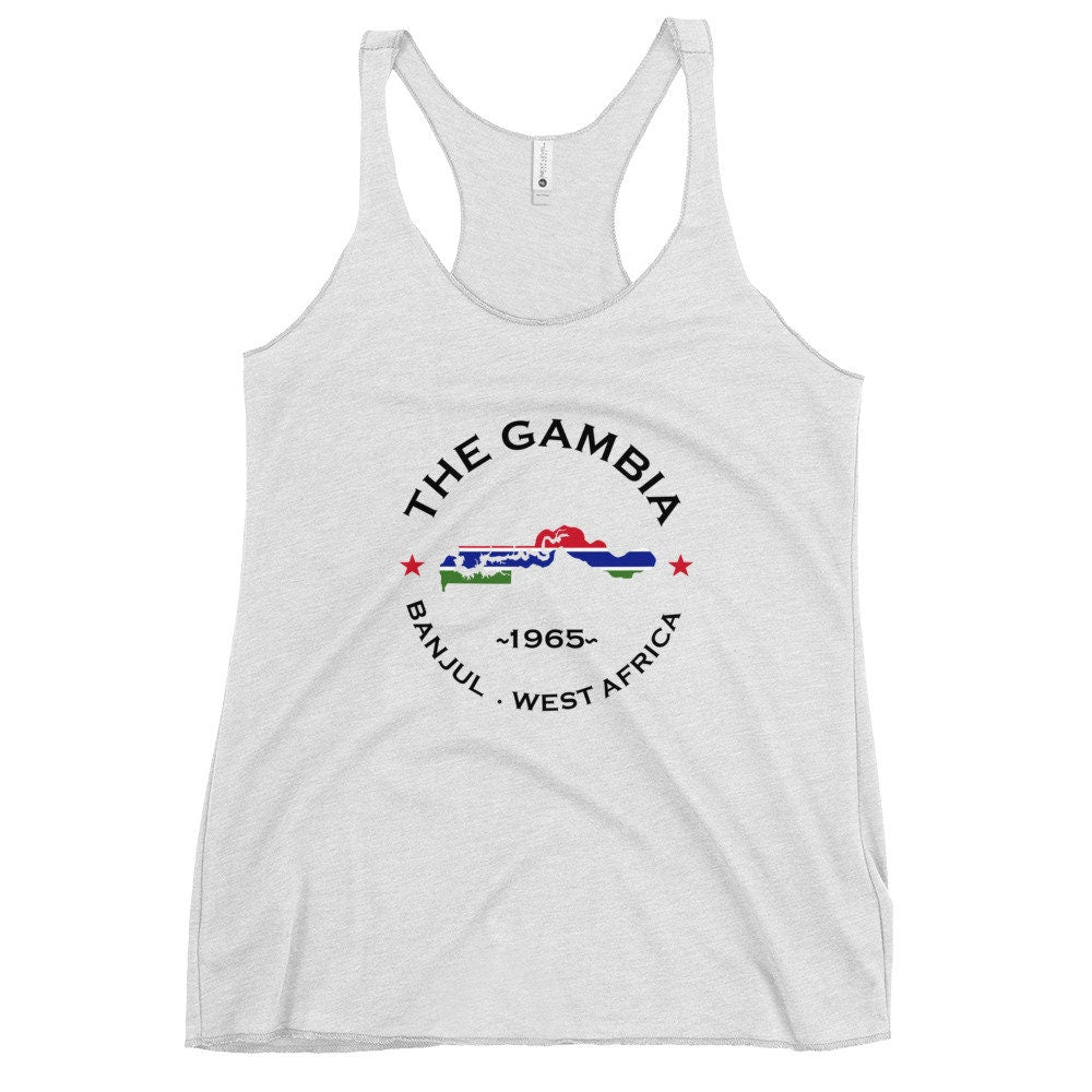 Gambian Women&#39;s Racerback Tank