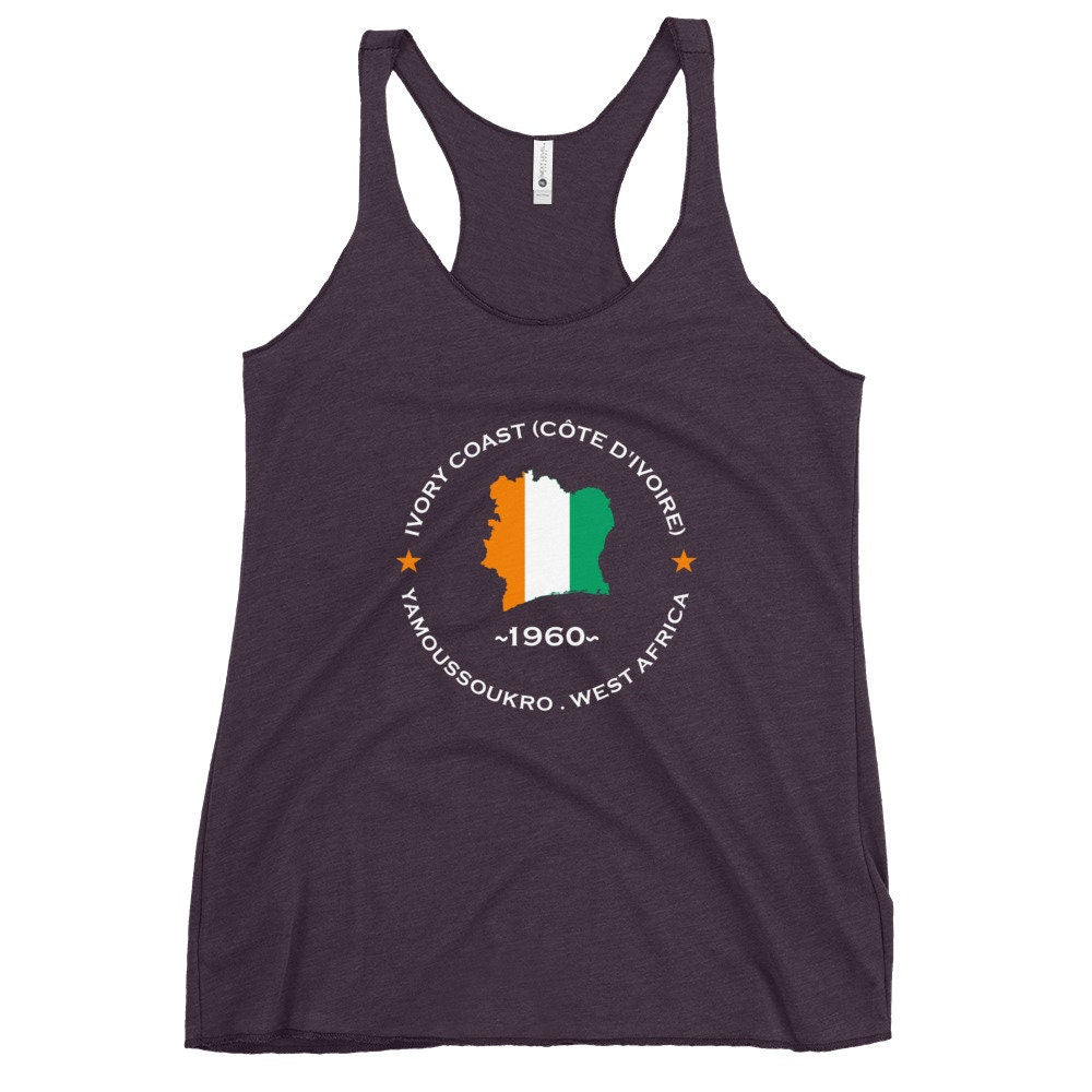 Ivory Coast (Côte d&#39;Ivoire) Women&#39;s Racerback Tank