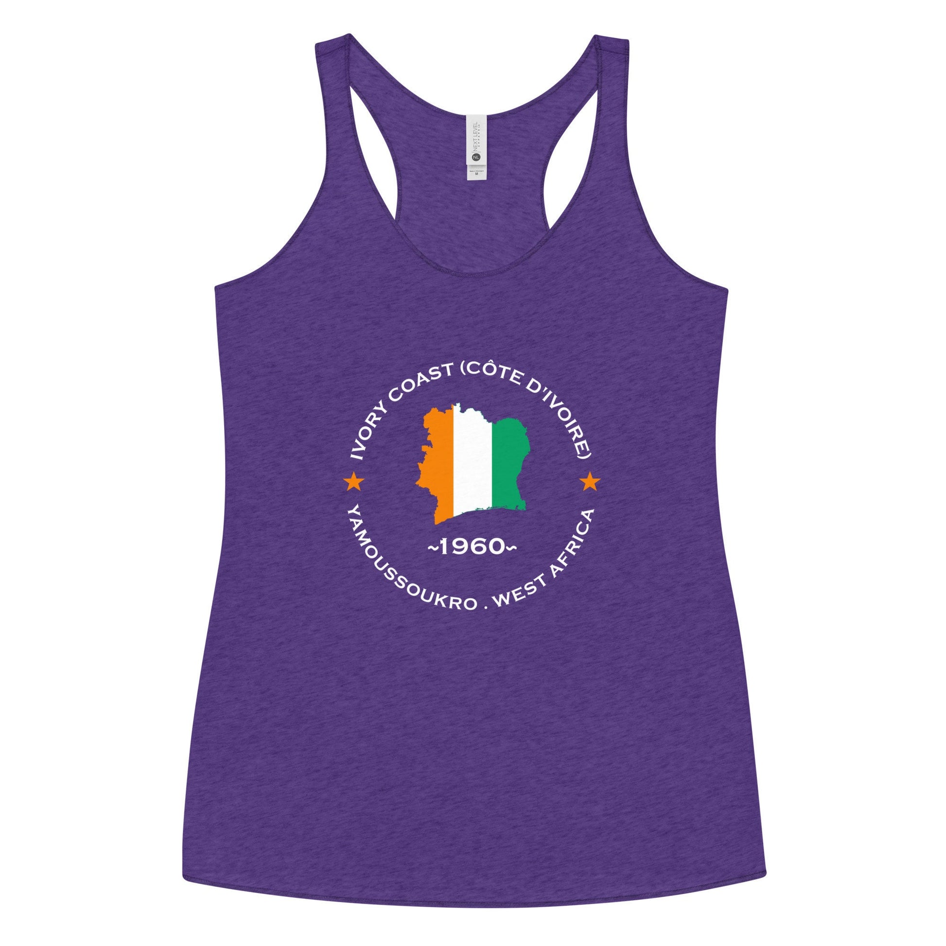 Ivory Coast (Côte d&#39;Ivoire) Women&#39;s Racerback Tank