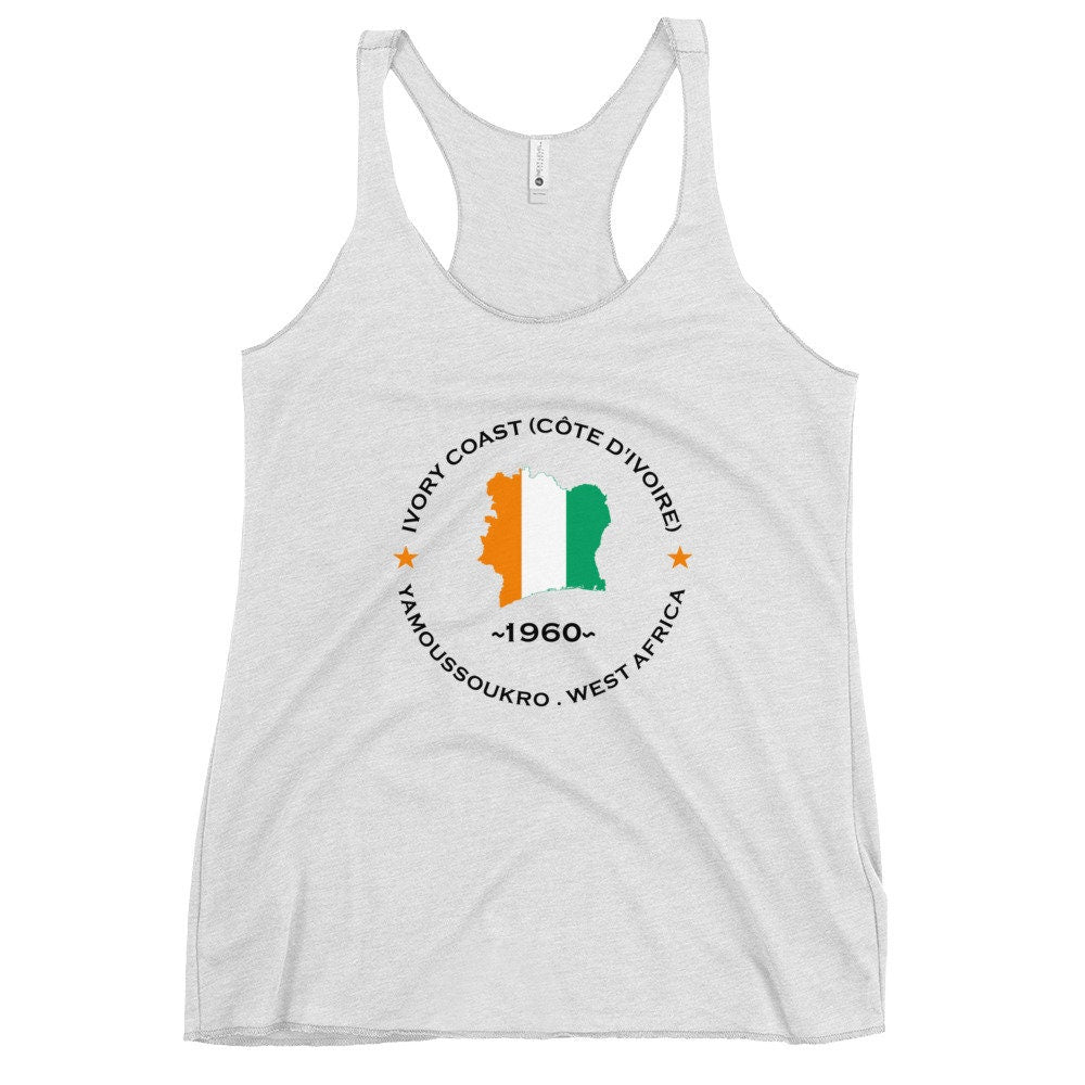 Ivory Coast (Côte d&#39;Ivoire) Women&#39;s Racerback Tank