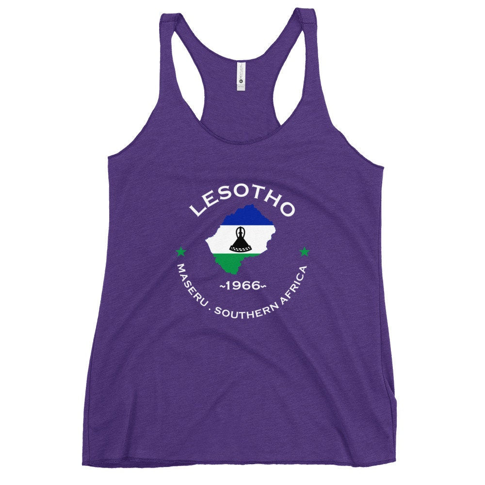 Lesotho Women&#39;s Racerback Tank