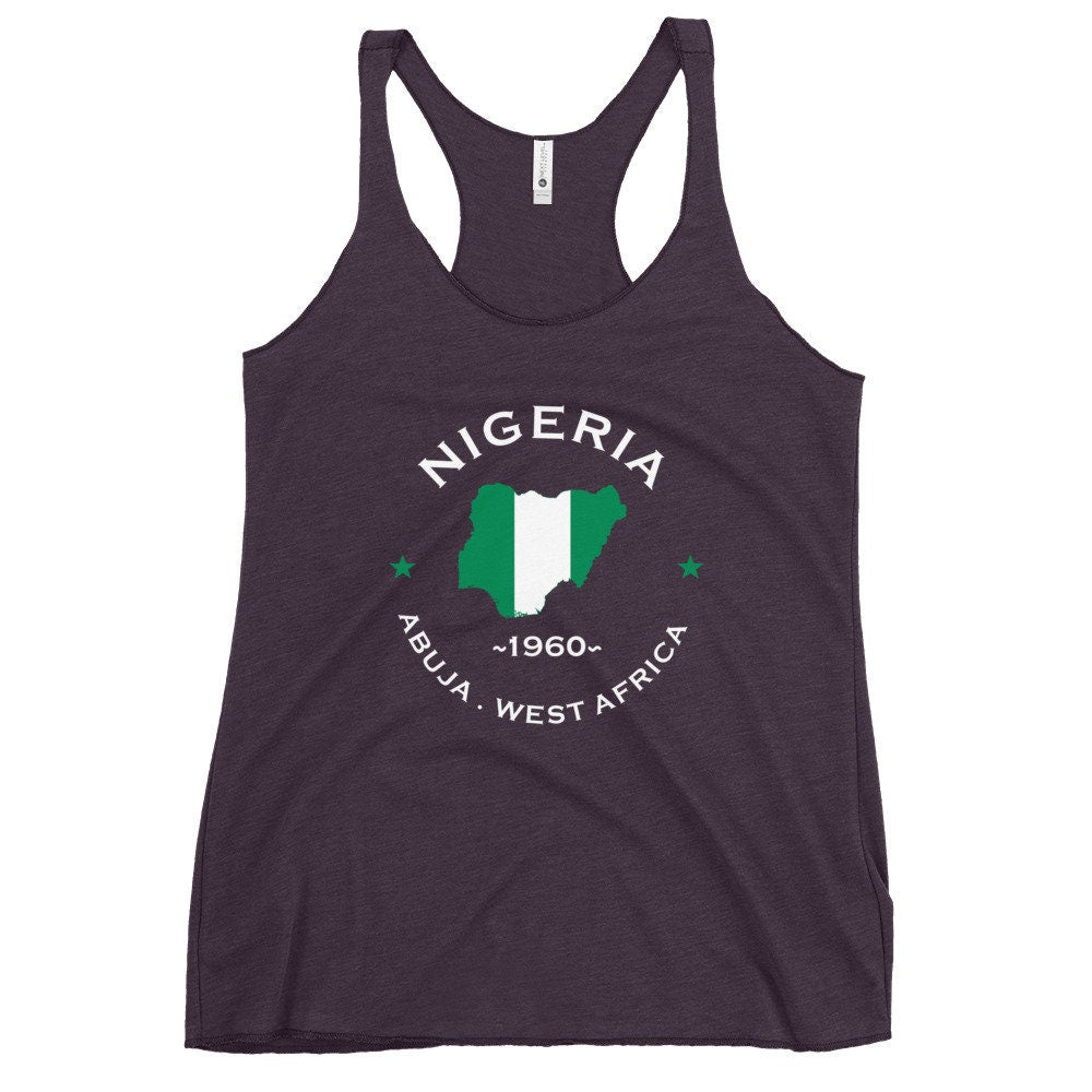 Nigerian  Women&#39;s Racerback Tank