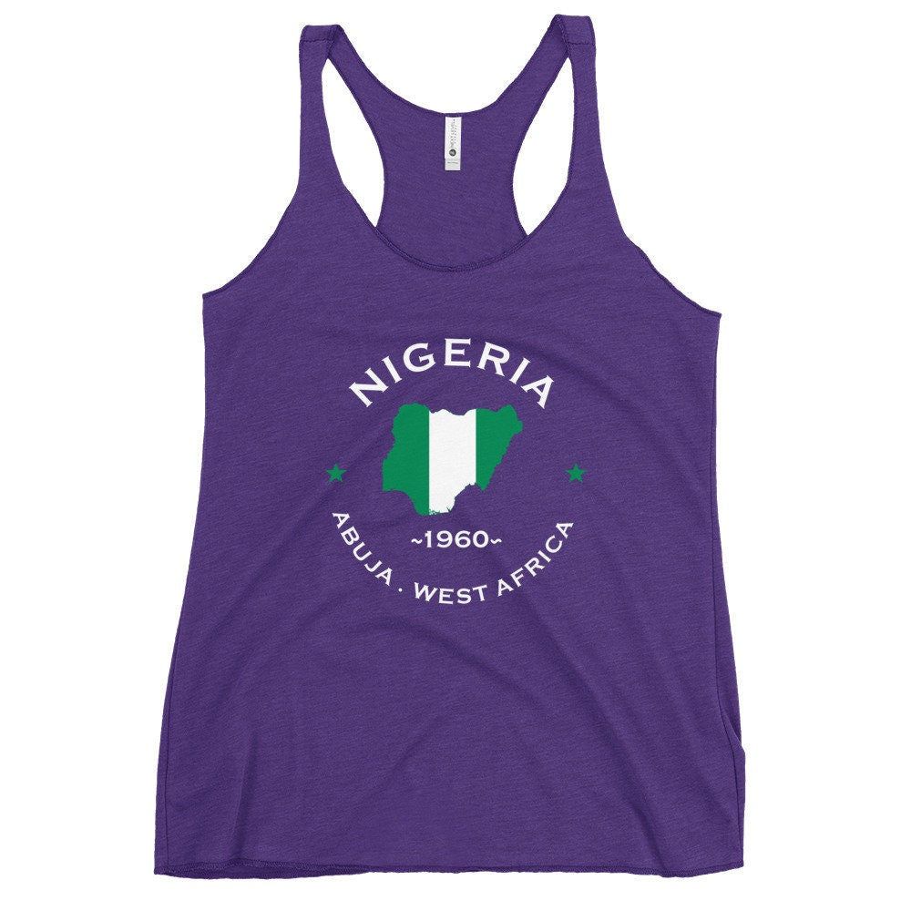 Nigerian  Women&#39;s Racerback Tank