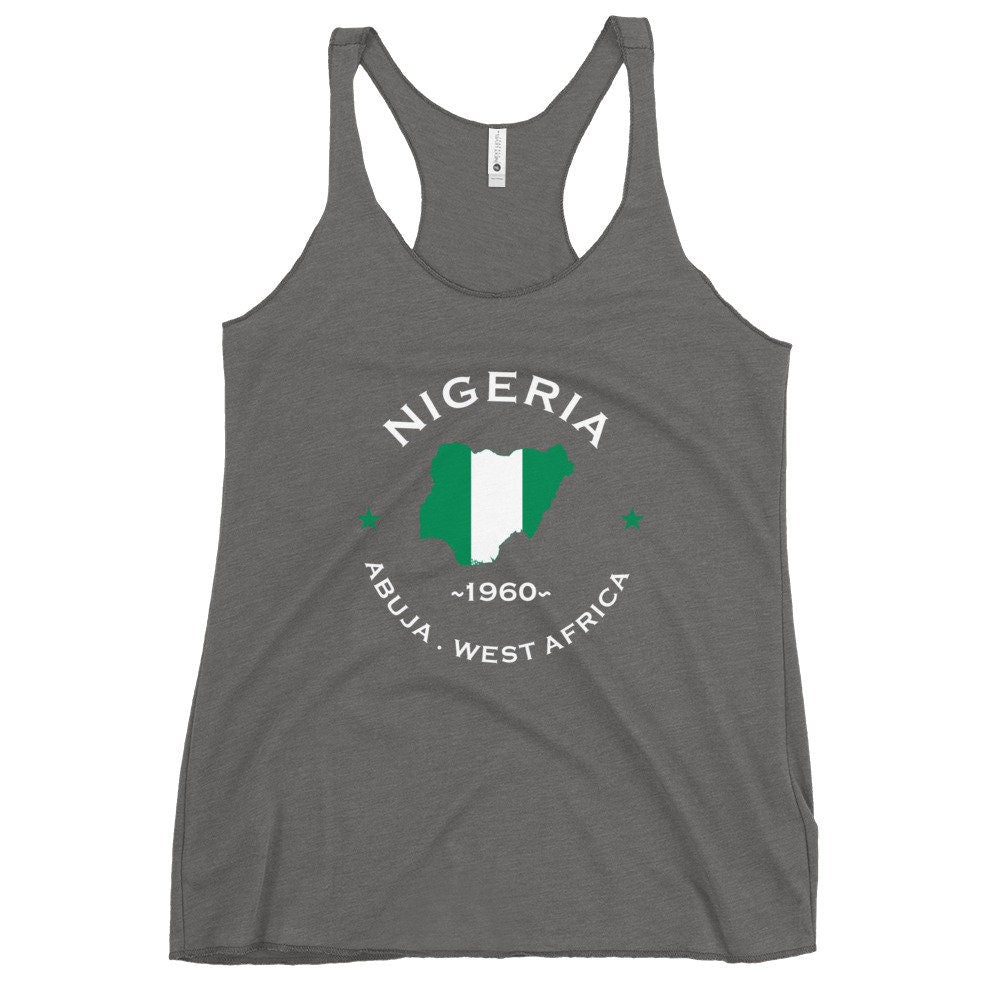 Nigerian  Women&#39;s Racerback Tank