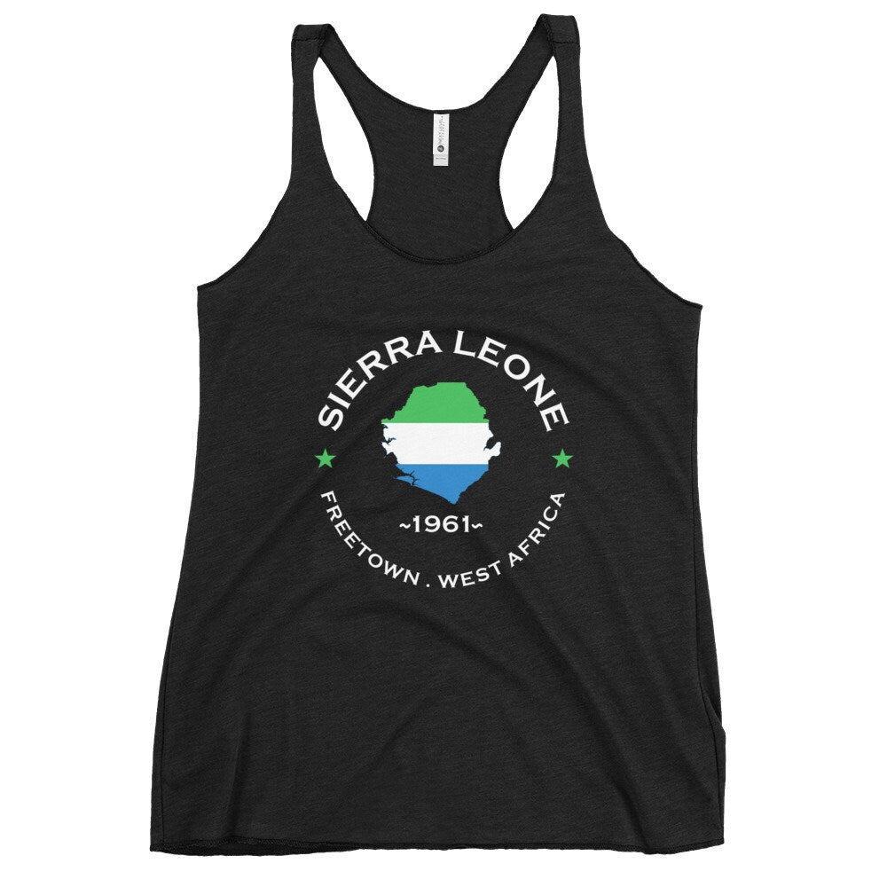 Sierra Leonean Women&#39;s Racerback Tank