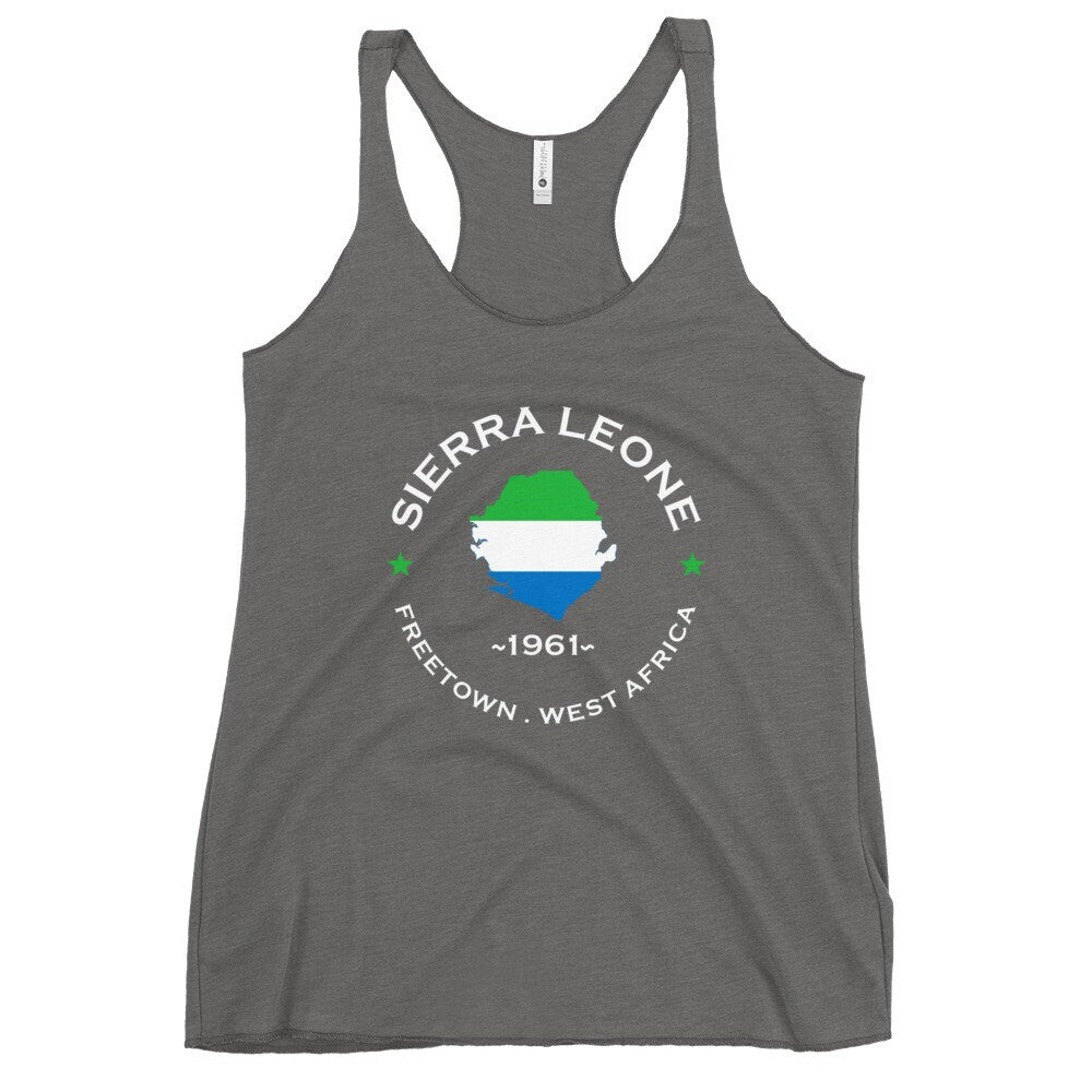 Sierra Leonean Women&#39;s Racerback Tank
