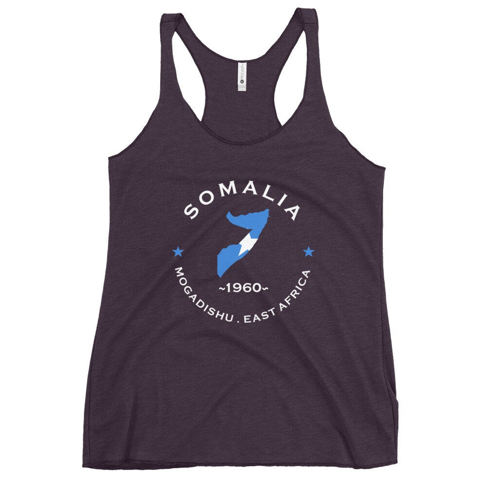 Somalian Women&#39;s Racerback Tank