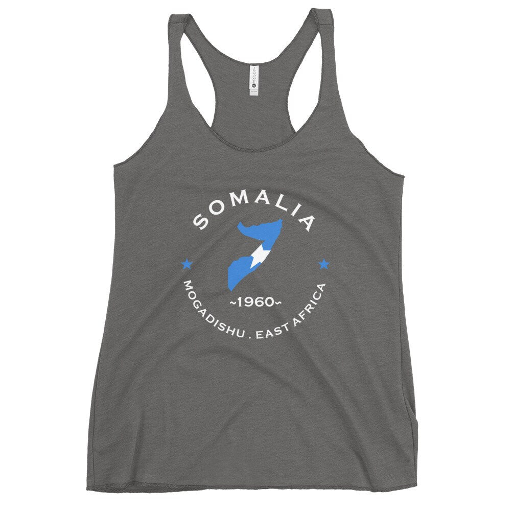 Somalian Women&#39;s Racerback Tank