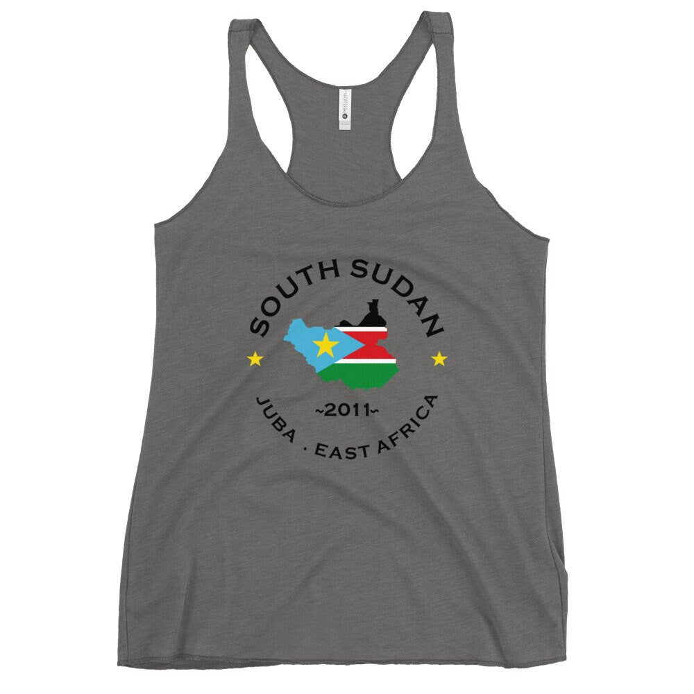South Sudanese Women&#39;s Racerback Tank