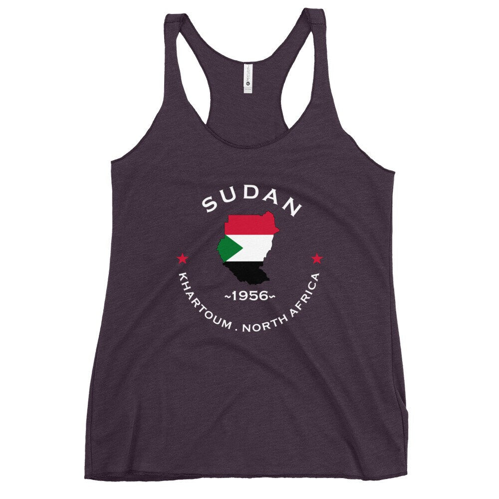 Sudanese Women&#39;s Racerback Tank
