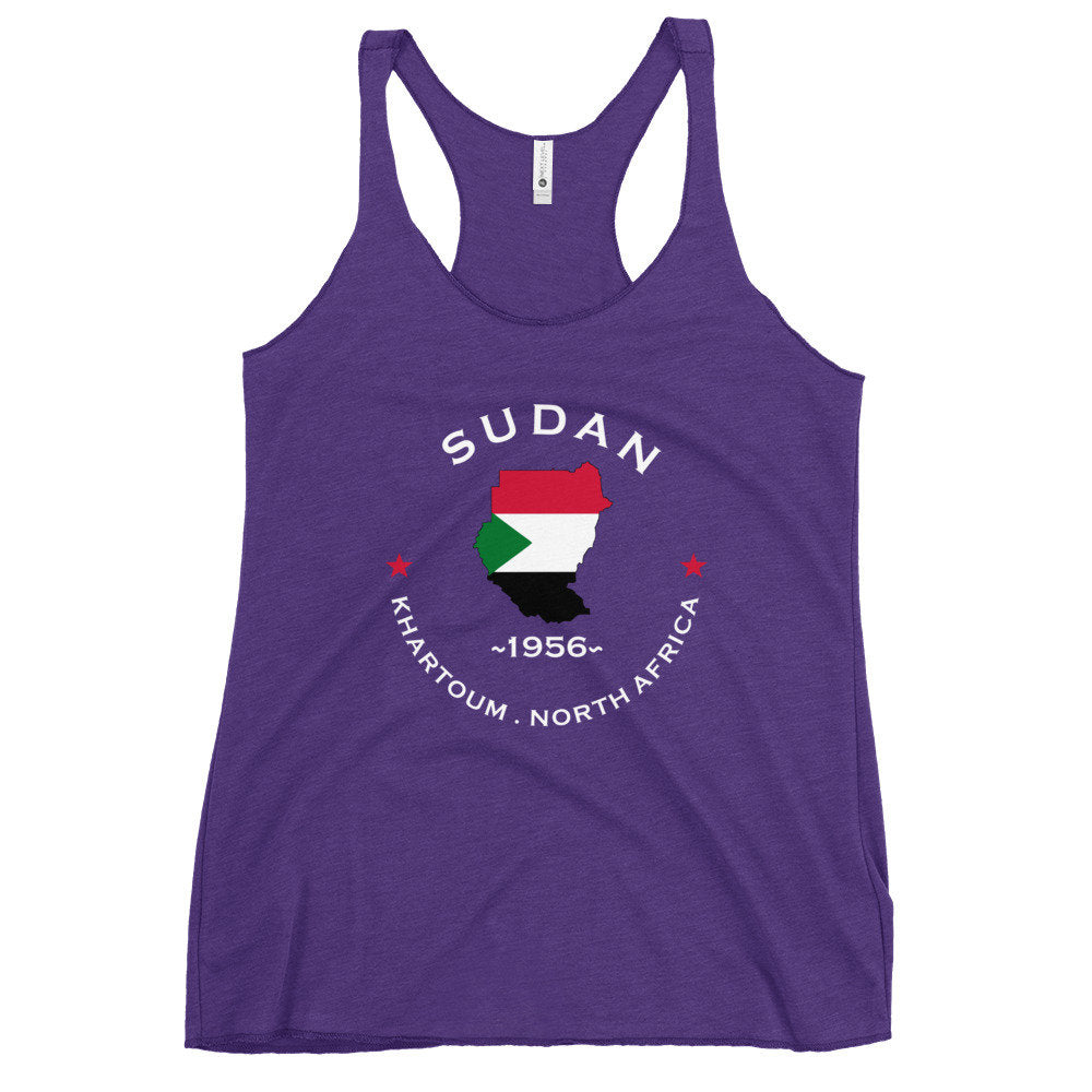 Sudanese Women&#39;s Racerback Tank