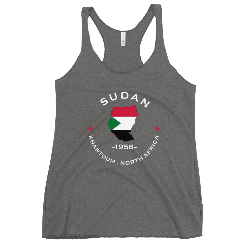 Sudanese Women&#39;s Racerback Tank