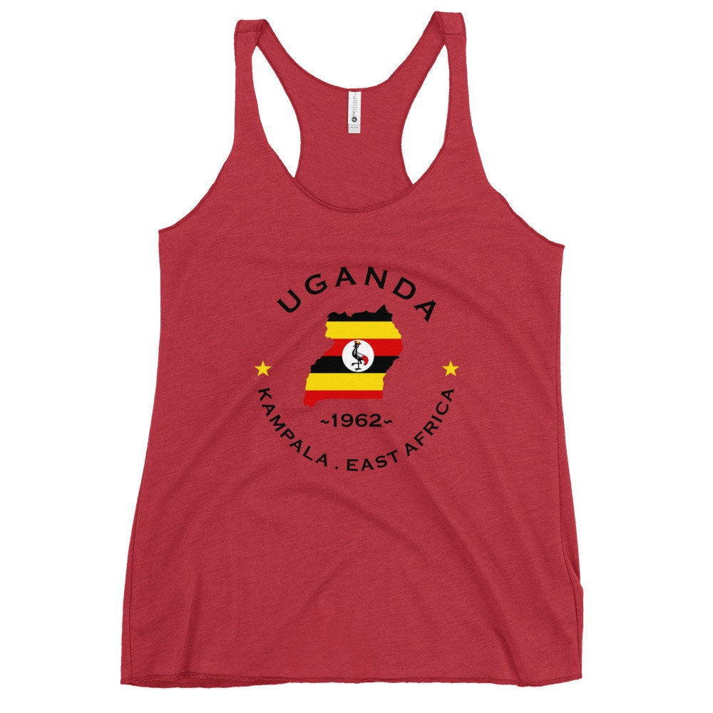 Ugandan Women&#39;s Racerback Tank