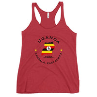 Ugandan Women&#39;s Racerback Tank