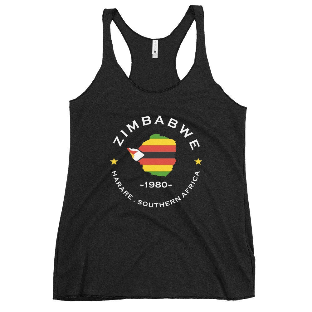 Zimbabwean Women&#39;s Racerback Tank