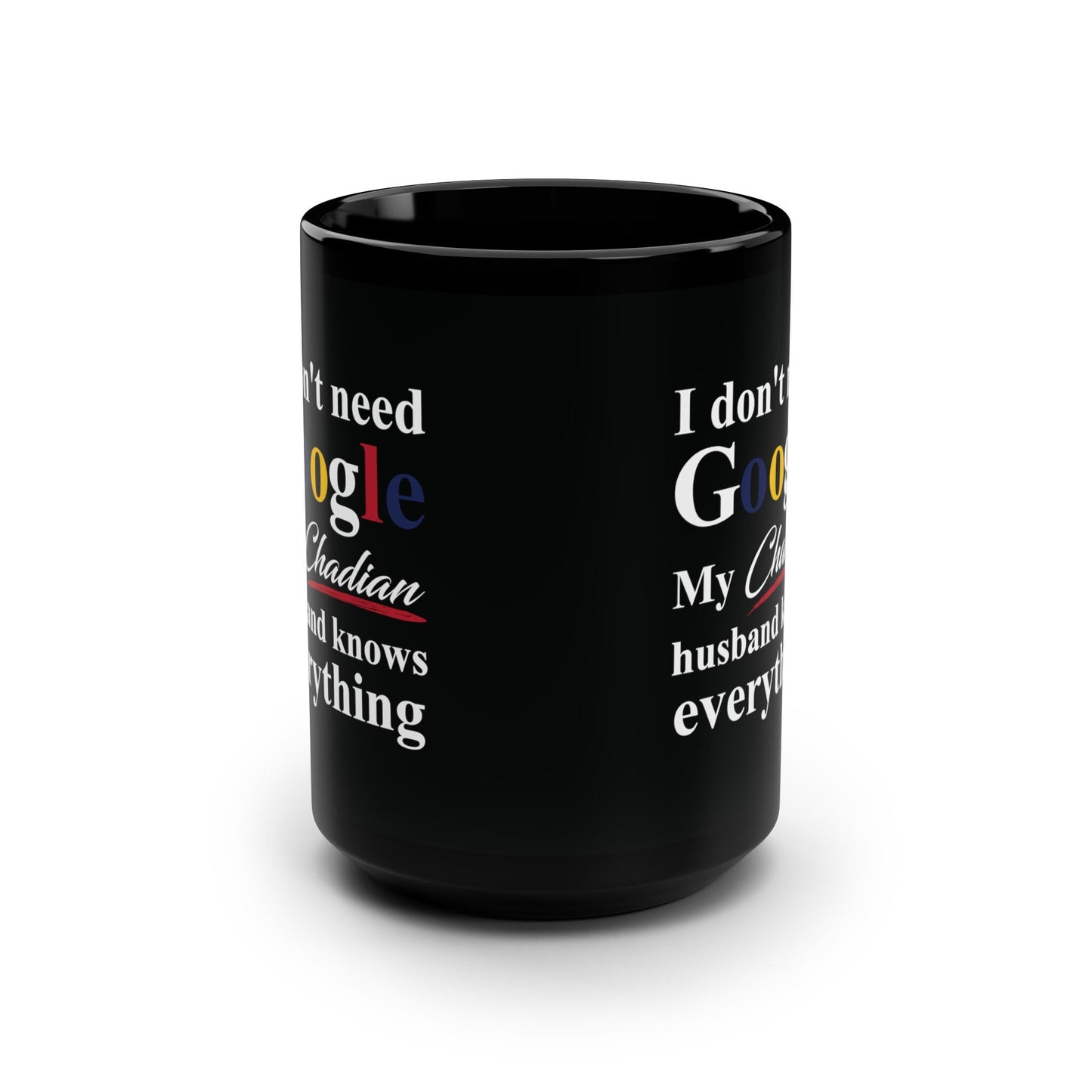 Chadian Black Mug, 15oz