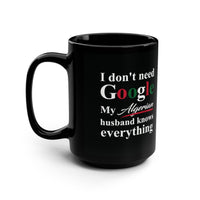 Algerian Funny Dad Black Mug, 15oz