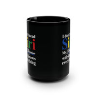 Ethiopian Funny Black Mug, 15oz