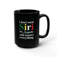 Senegalese Black Mug, 15oz