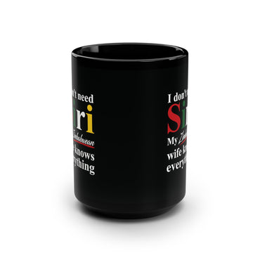 Zimbabwean Inspired Black Mug, 15oz