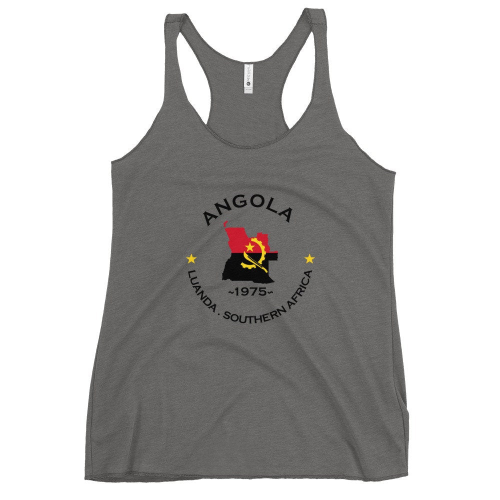 Angolan Women&#39;s Racerback Tank