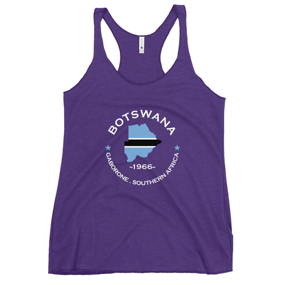 Botswana Women&#39;s Racerback Tank
