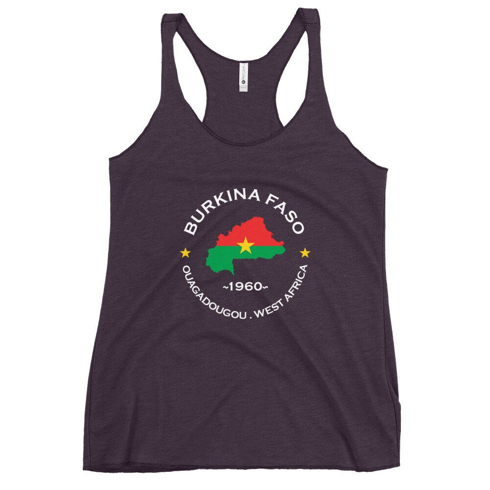 Burkina Faso Women&#39;s Racerback Tank