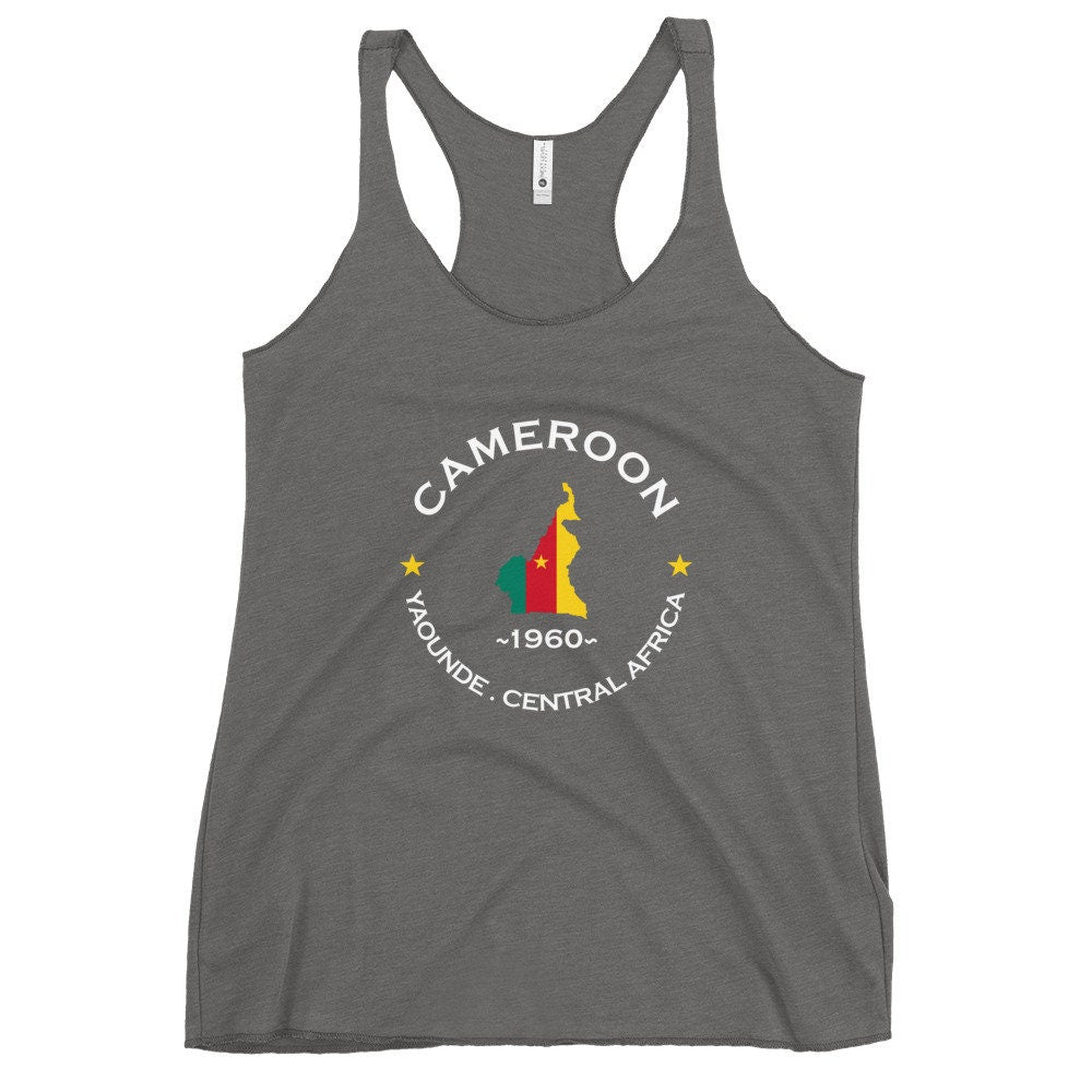 Cameroonian Women&#39;s Racerback Tank