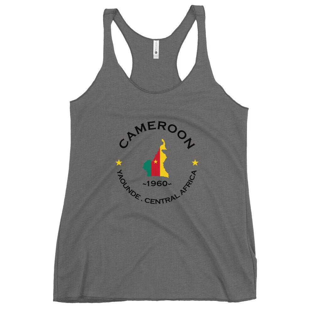 Cameroonian Women&#39;s Racerback Tank