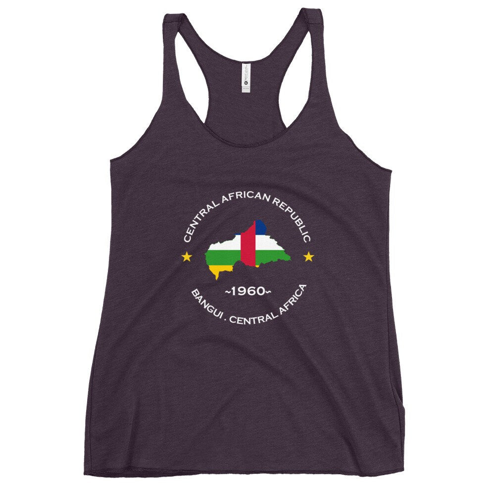 Central African Republic Women&#39;s Racerback Tank